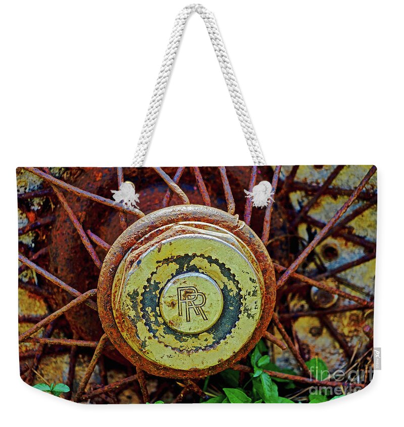 Rolls Royce Weekender Tote Bag featuring the photograph Double R Rolls Royce by Michael Cinnamond