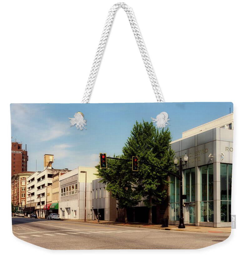 Huntington Weekender Tote Bag featuring the photograph Downtown Huntington West Virginia by Mountain Dreams