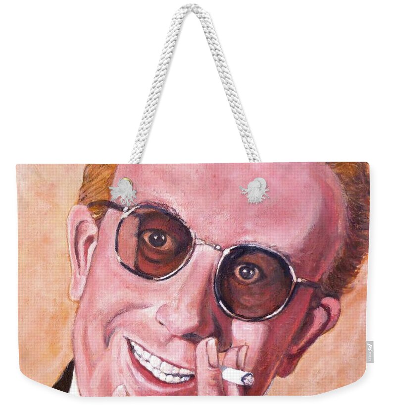 Dr Strangelove Weekender Tote Bag featuring the painting Dr Strangelove by Tom Roderick