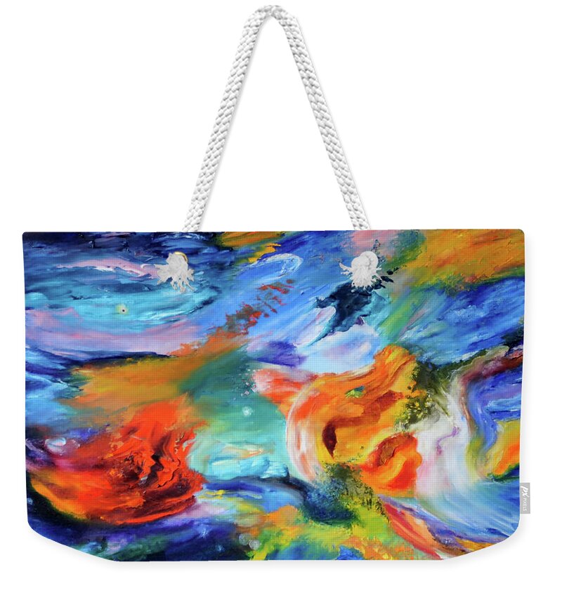 Impressionist Weekender Tote Bag featuring the painting Dragon's Head Nebula by Terry R MacDonald