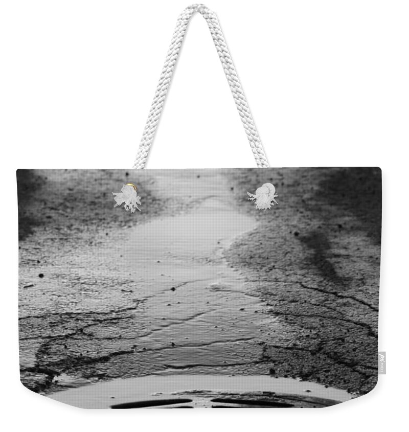 Drain Weekender Tote Bag featuring the photograph Drained by Lauri Novak
