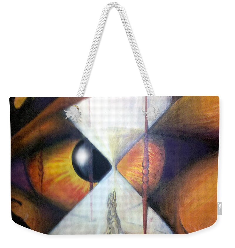 Dream Weekender Tote Bag featuring the painting Dream Image 7 by Kevin Middleton