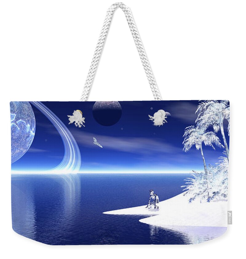 Dreamscape Weekender Tote Bag featuring the digital art Dreamscape by Claude McCoy