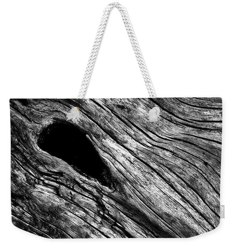 Driftwood Weekender Tote Bag featuring the photograph Driftwood by Stuart Litoff
