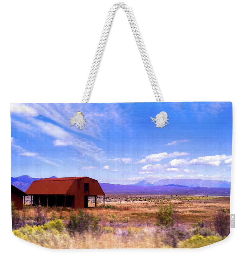 Farm Weekender Tote Bag featuring the photograph Drive by by Camille Lopez