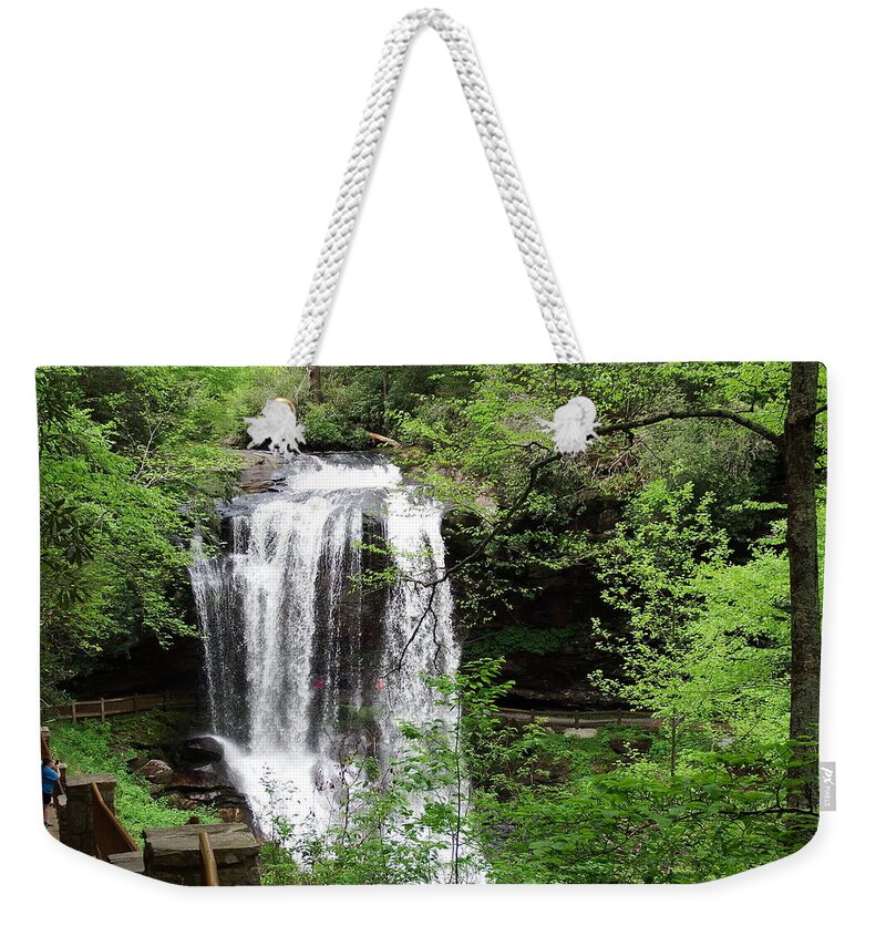Waterfalls Weekender Tote Bag featuring the photograph Dry Falls in the Spring by Cathy Harper