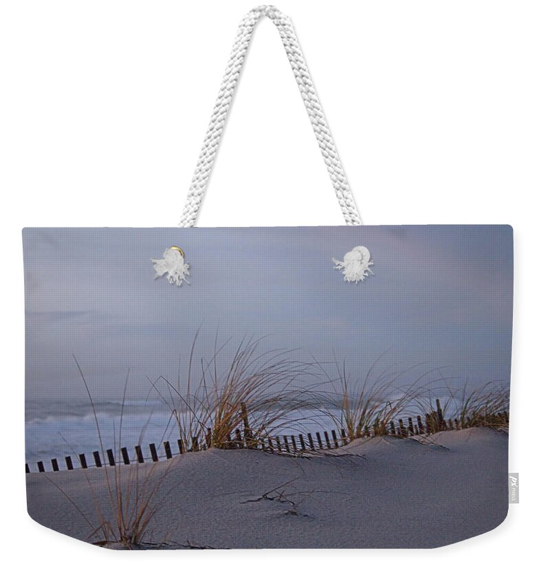 Fog Weekender Tote Bag featuring the photograph Dune View 2 by Newwwman