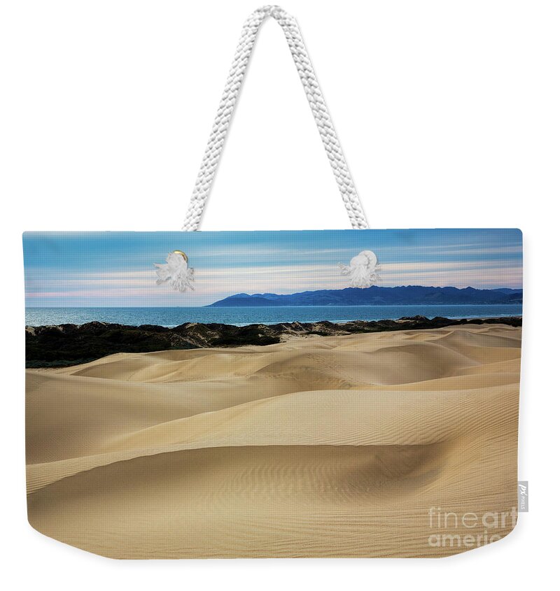 Landscape Weekender Tote Bag featuring the photograph Dunes To Point Buchon by Mimi Ditchie
