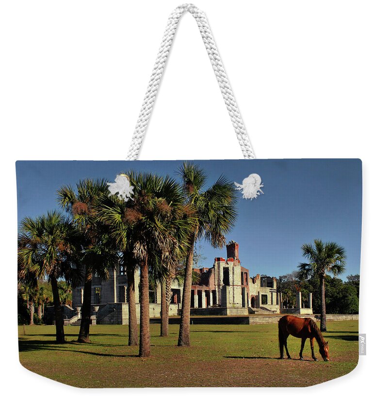 Cumberland Island Weekender Tote Bag featuring the photograph Dungeness by Jessica Brawley