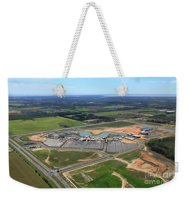  Weekender Tote Bag featuring the photograph Dunn 7673 by Gulf Coast Aerials -