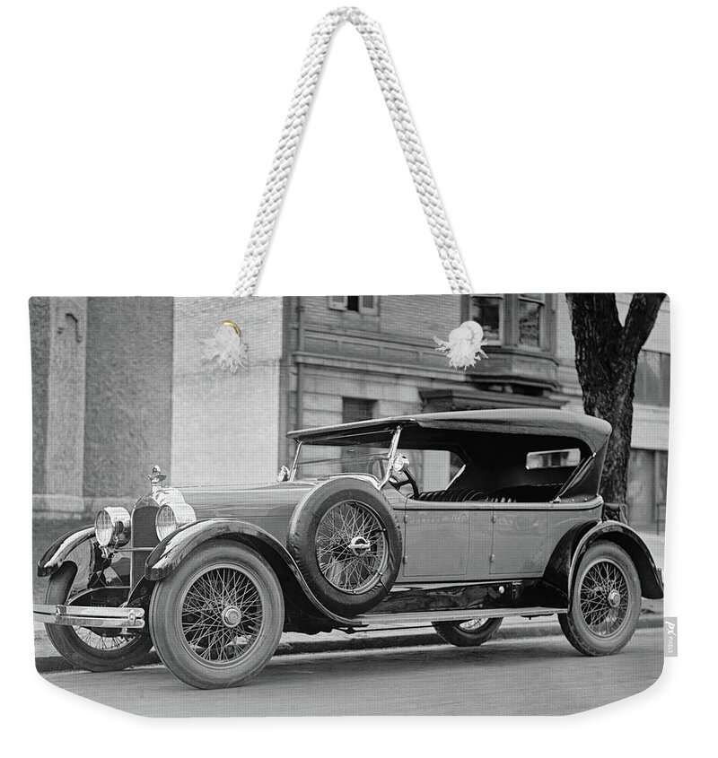 Dusenberg Weekender Tote Bag featuring the photograph Dusenberg Car circa 1923 by Anthony Murphy