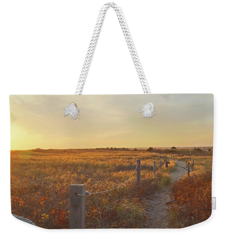 Cape Cod Weekender Tote Bag featuring the photograph Dusk at South Cape Beach by Brooke T Ryan