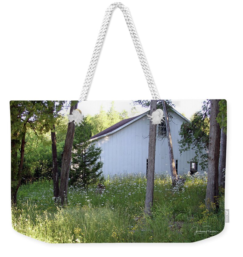 Mackinac Island Weekender Tote Bag featuring the photograph Early Morning on Mackinac Island by Jackson Pearson