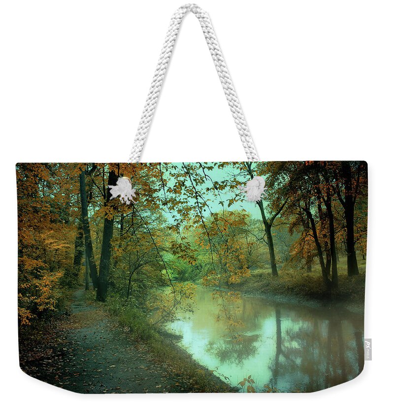 Morning Weekender Tote Bag featuring the photograph Early Morning Walk by John Rivera