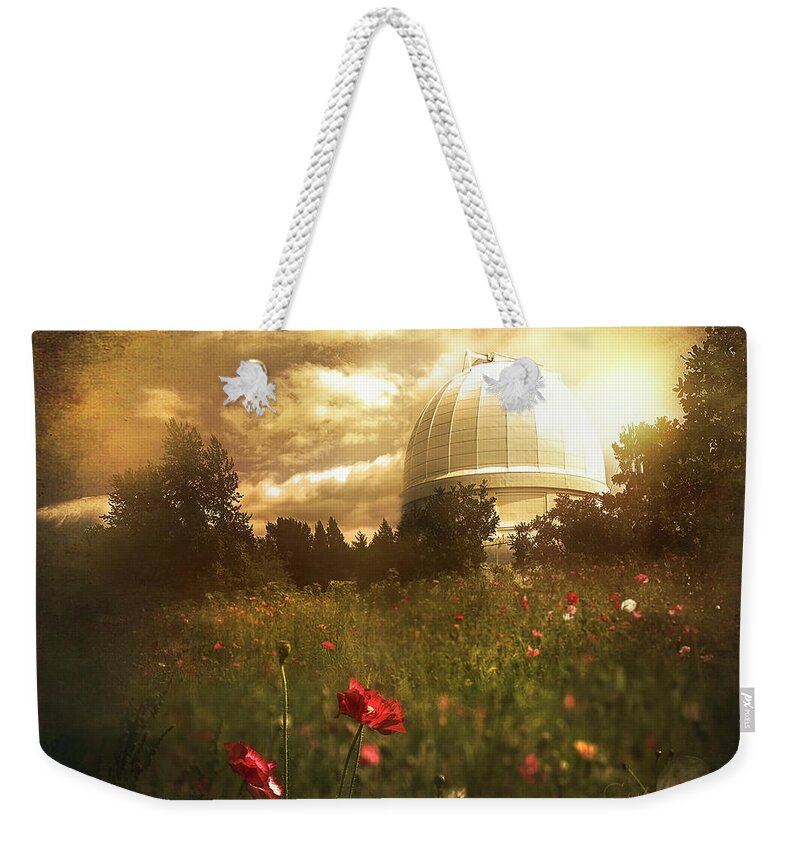  Weekender Tote Bag featuring the photograph Earth Calling by Cybele Moon