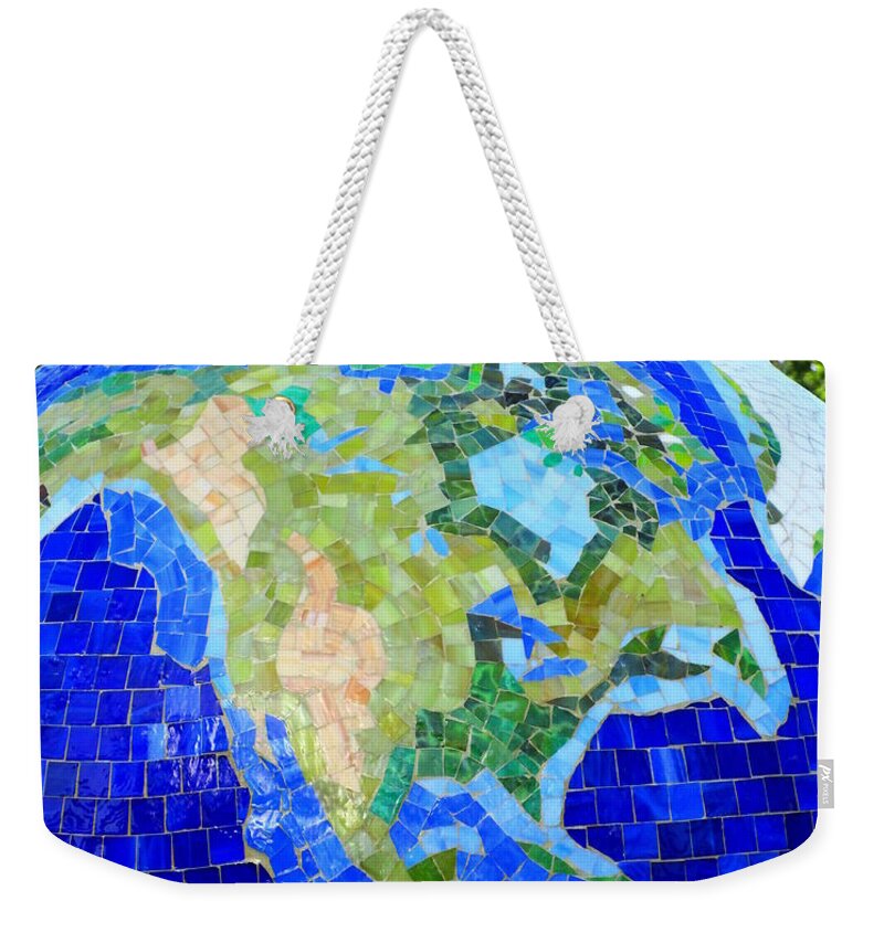 Earth Mosaic Weekender Tote Bag featuring the photograph Earth Mosaic 1 by Randall Weidner