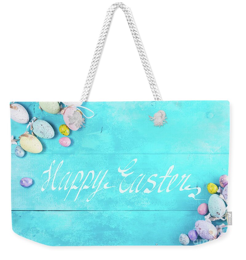 Easter Weekender Tote Bag featuring the photograph Easter Card by Anastasy Yarmolovich
