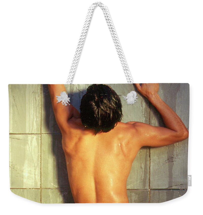 Male Weekender Tote Bag featuring the photograph Eddie M. 1 by Andy Shomock