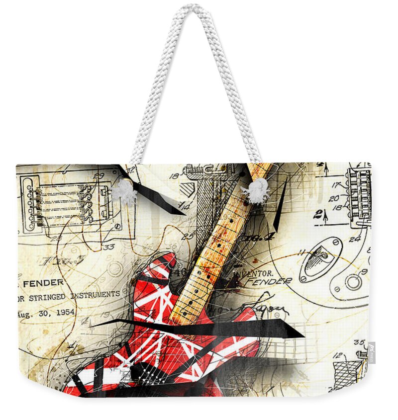 Music Patent Weekender Tote Bags