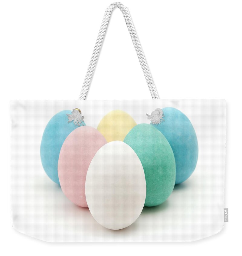 Egg shaped sweets Weekender Tote Bag by Fabrizio Troiani - Fine