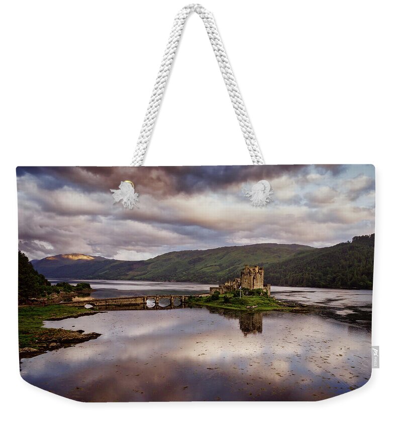 Eilean Donan Castle Weekender Tote Bag featuring the photograph Eilean Donan Castle by Ian Good