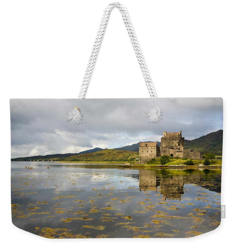 Scotland Weekender Tote Bag featuring the photograph Eilean Donan Castle by John Paul Cullen