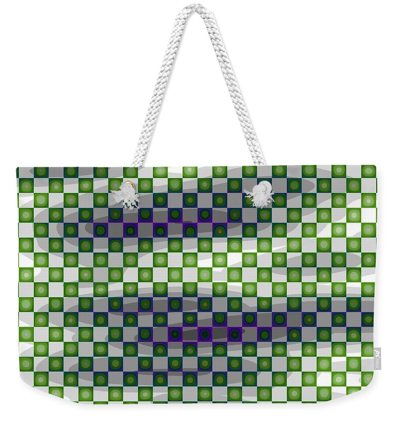 Chaos Weekender Tote Bag featuring the digital art Elaboro by Jeff Iverson