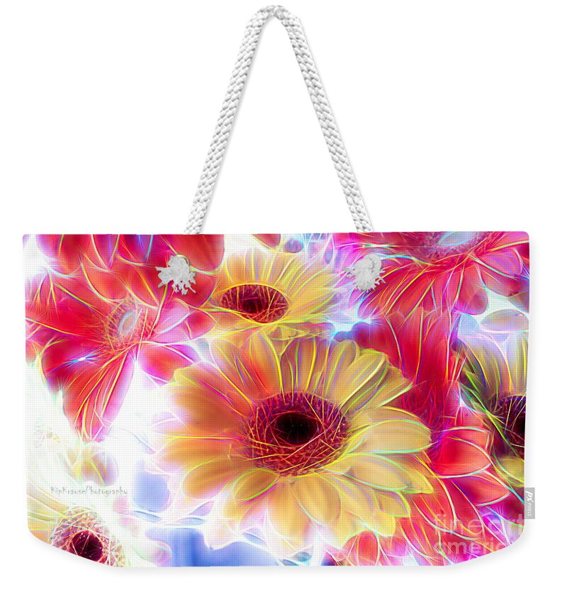 Electric Weekender Tote Bag featuring the photograph Electric Daisy Carnival by Kip Krause