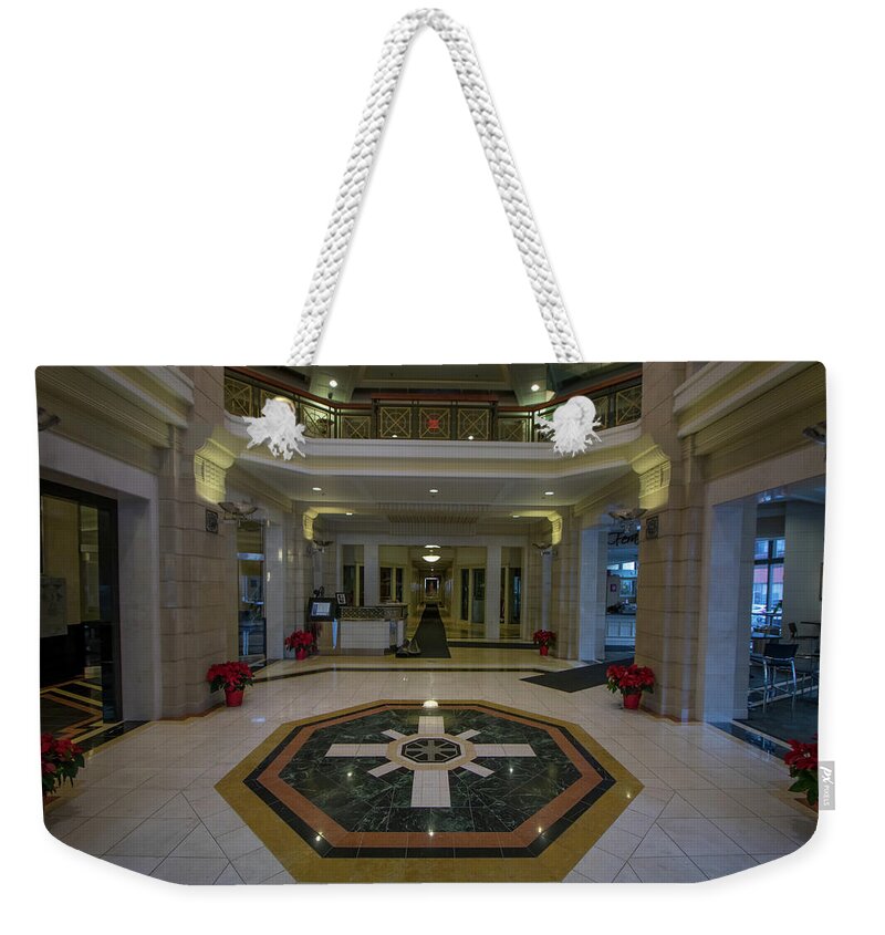 Buffalo Weekender Tote Bag featuring the photograph Electric Tower Lobby by Jay Smith