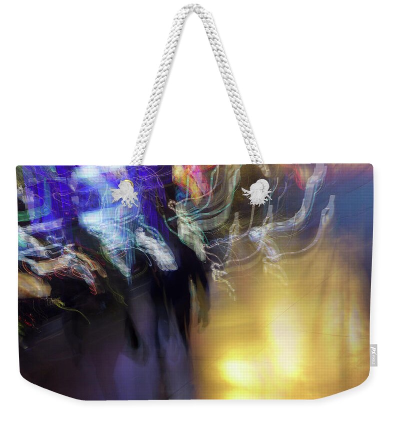 Las Vegas Weekender Tote Bag featuring the photograph Electrical Storm by Alex Lapidus
