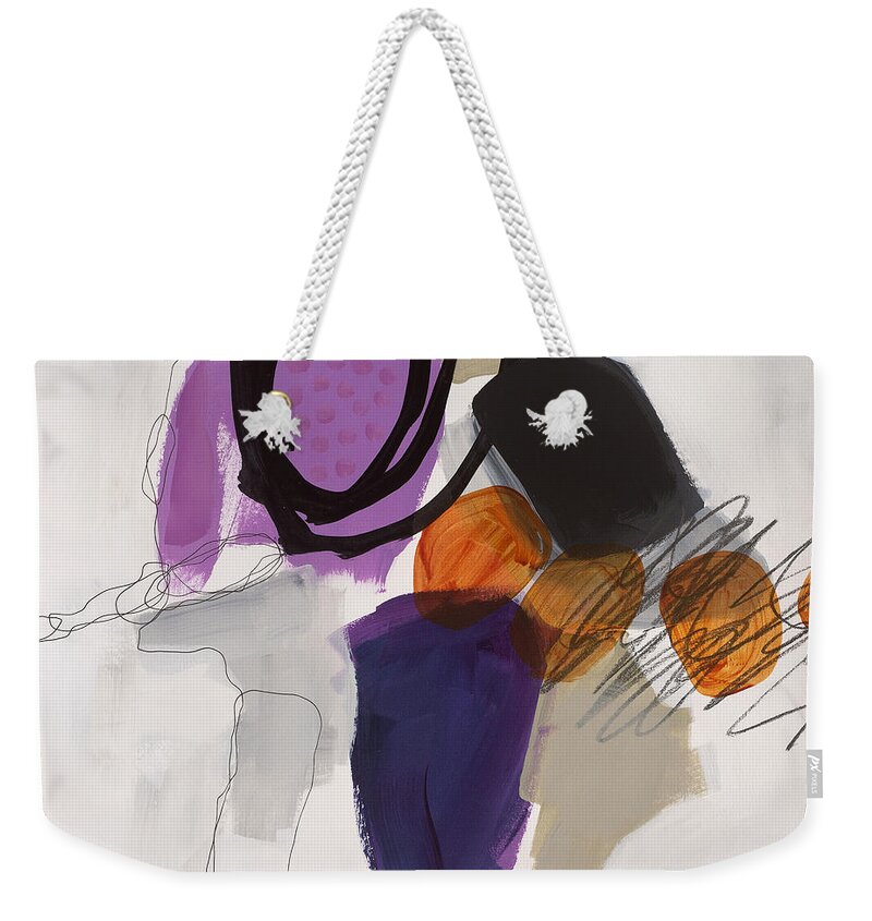 Painting Weekender Tote Bag featuring the painting Element # 3 by Jane Davies