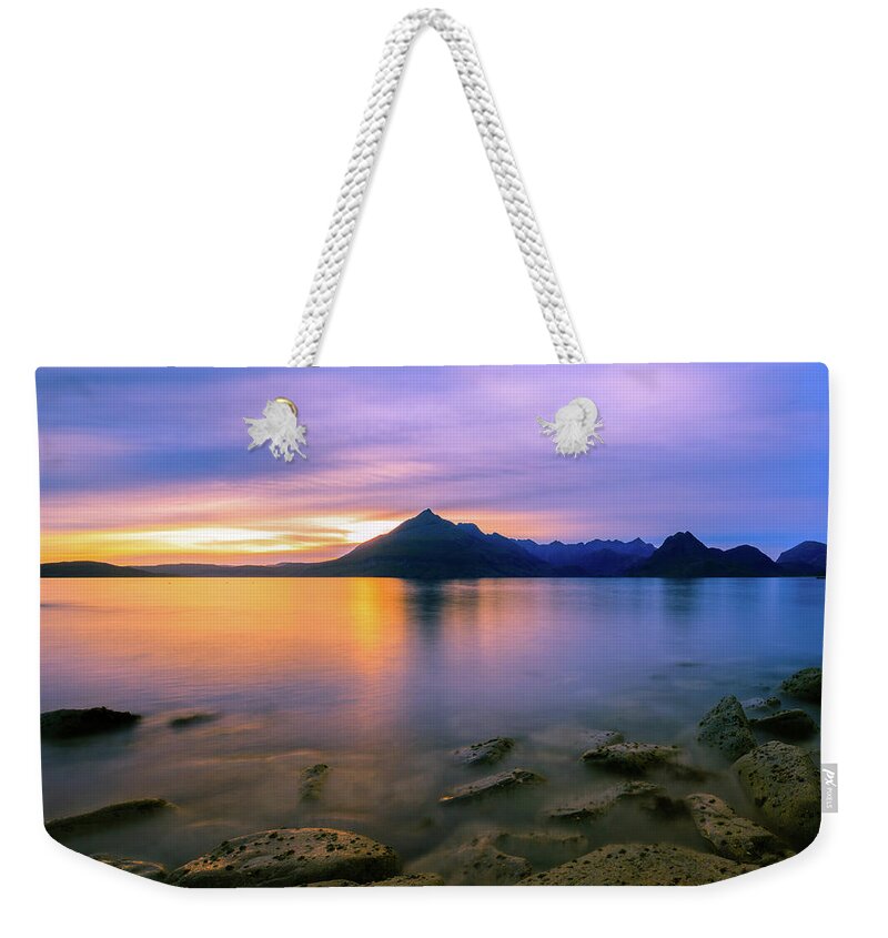 Elgol Weekender Tote Bag featuring the photograph Elgol by Rob Davies