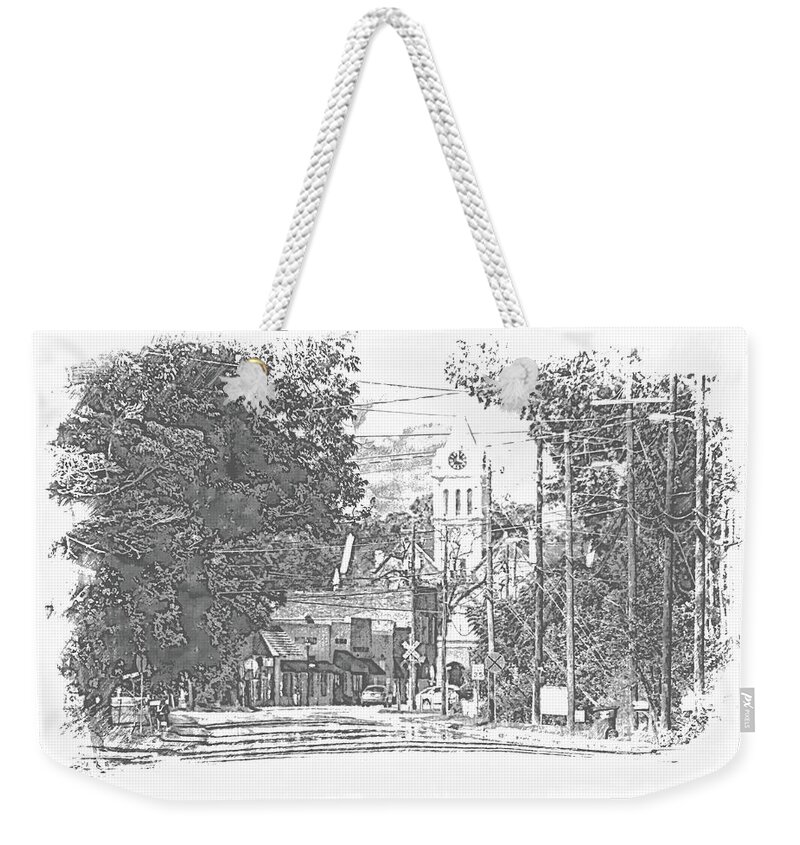 Ellaville Weekender Tote Bag featuring the photograph Ellaville, GA - 1 by Jerry Battle