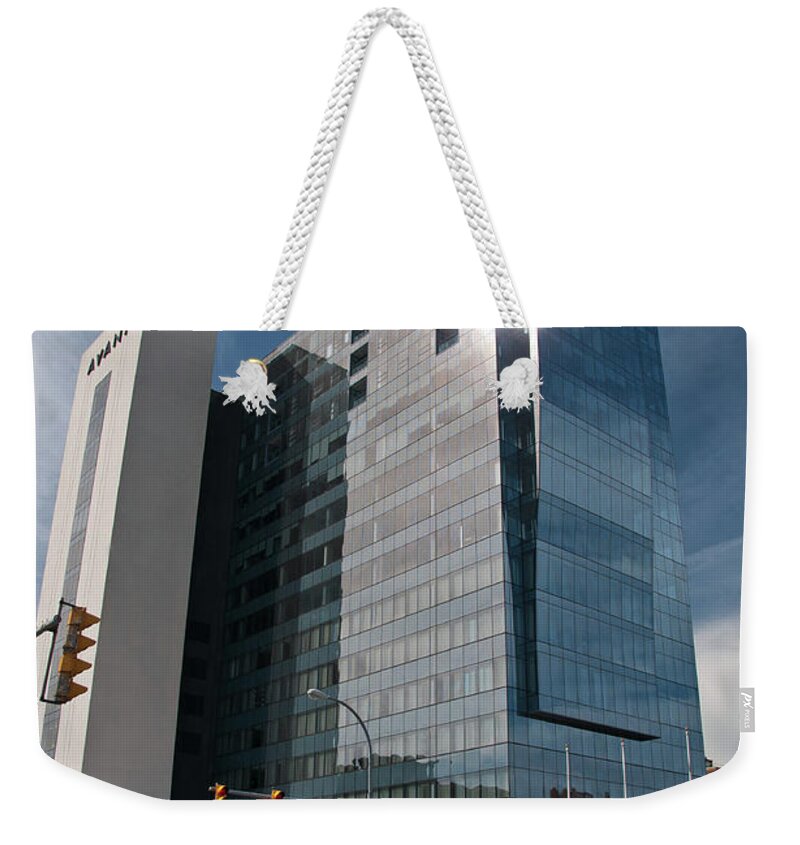 Architecture Weekender Tote Bag featuring the photograph Embassy Suites 2916 by Guy Whiteley