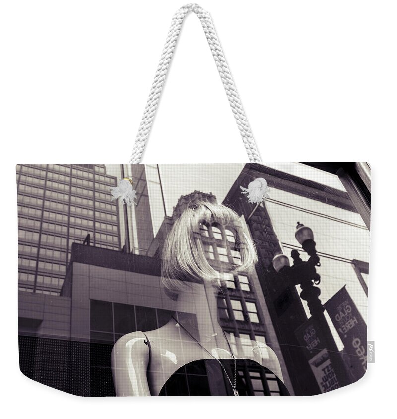 Mannequin Weekender Tote Bag featuring the photograph Empty by Alex Lapidus