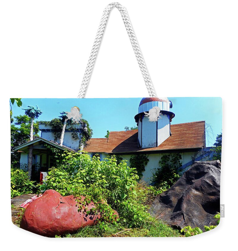 Natural Bridge Weekender Tote Bag featuring the photograph Enchanted Castle Studios 6 by Ron Kandt