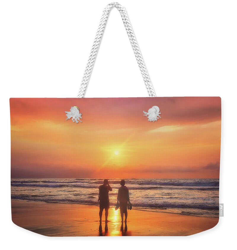 Silhouette Weekender Tote Bag featuring the photograph Enchanted by Mikel Martinez de Osaba