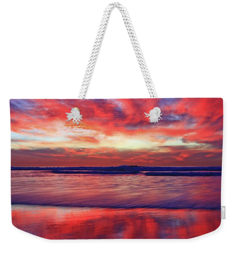 Landscapes Weekender Tote Bag featuring the photograph December Light by John F Tsumas