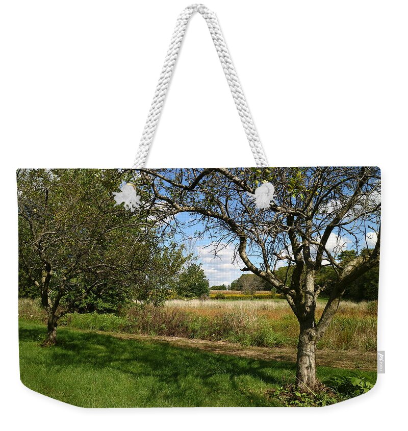 Landscape Weekender Tote Bag featuring the photograph End of the Growing Season by Scott Kingery