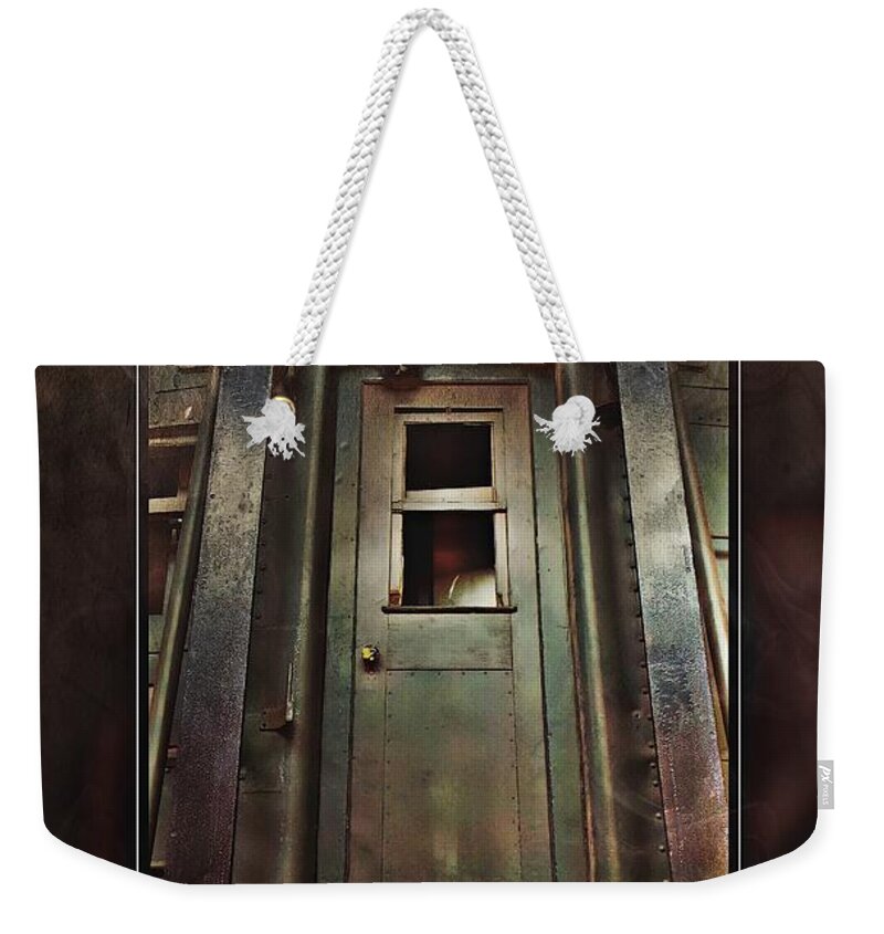 Savannah Weekender Tote Bag featuring the photograph End of the Line by Stoney Lawrentz