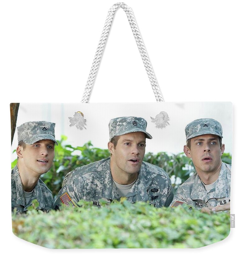 Enlisted Weekender Tote Bag featuring the photograph Enlisted by Mariel Mcmeeking
