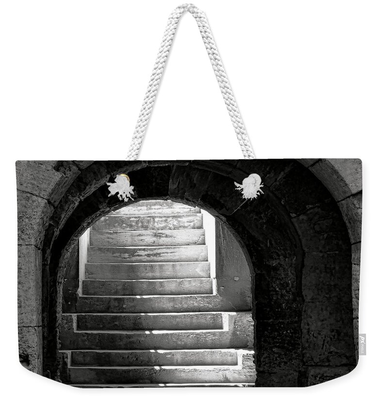 Arles Weekender Tote Bag featuring the photograph Enter the Arena by Olivier Le Queinec