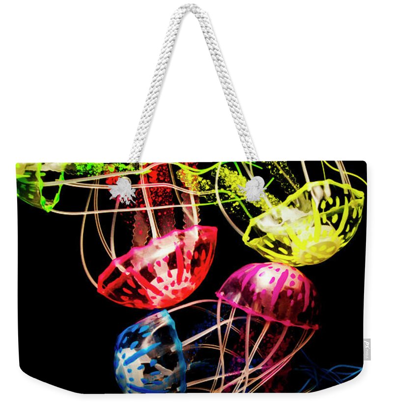 Ocean Weekender Tote Bag featuring the photograph Entwined in interconnectivity by Jorgo Photography