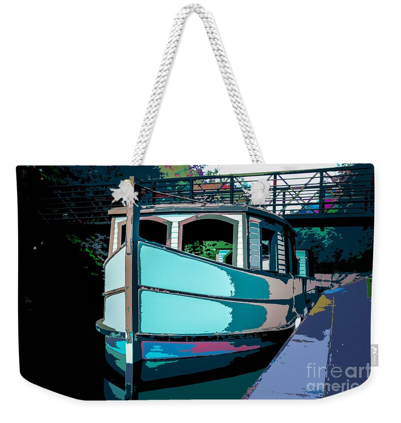 Erie Weekender Tote Bag featuring the photograph Erie Canal at Grand Rapids by Michael Arend