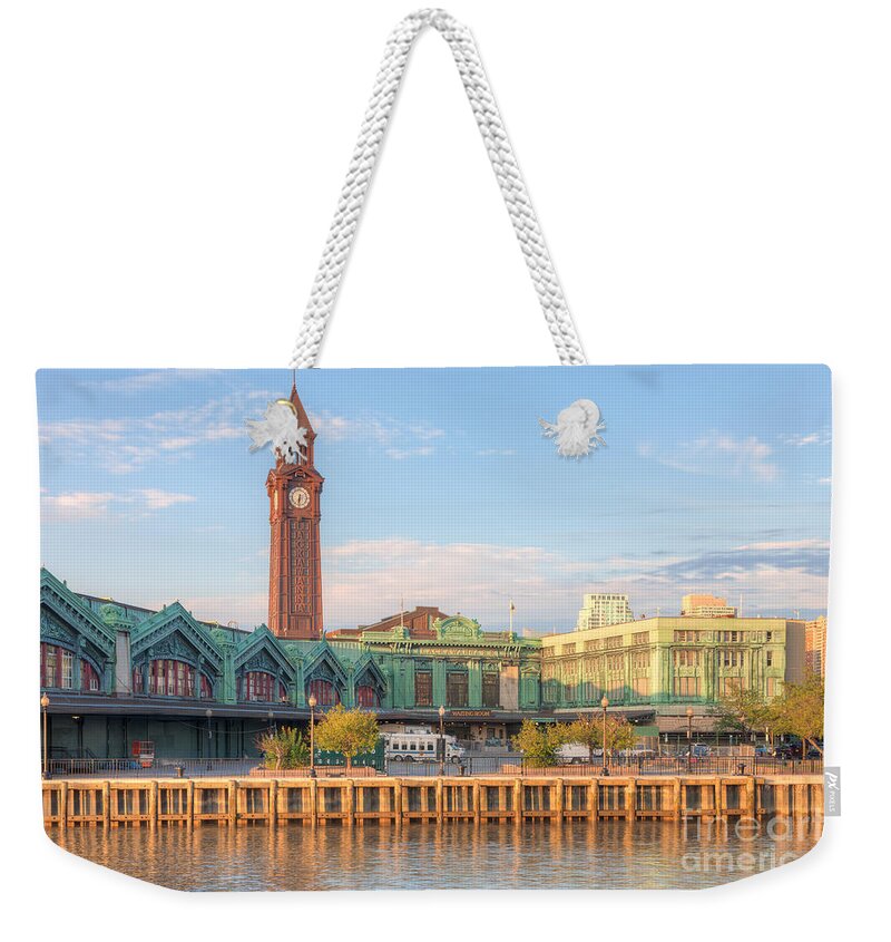 Clarence Holmes Weekender Tote Bag featuring the photograph Erie Lackawanna Terminal III by Clarence Holmes