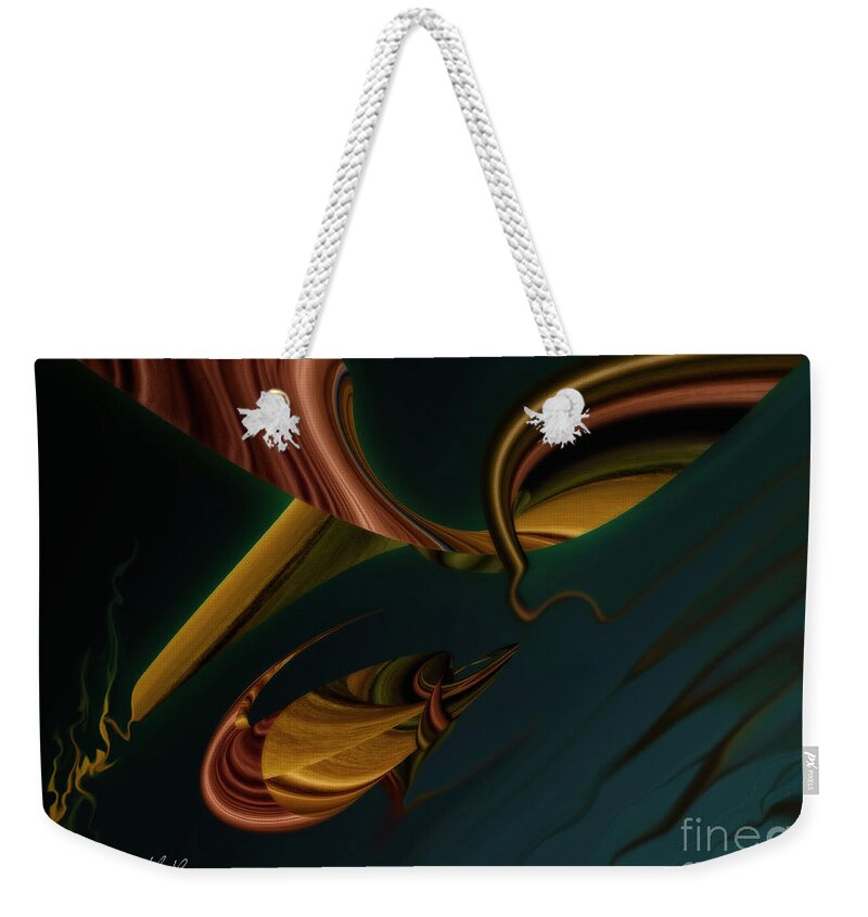 Escape Weekender Tote Bag featuring the digital art Escape From Reality by Leo Symon