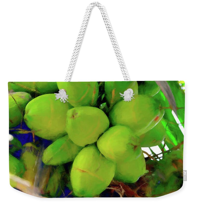 Arecaceae Weekender Tote Bag featuring the photograph Escape I by Alison Belsan Horton