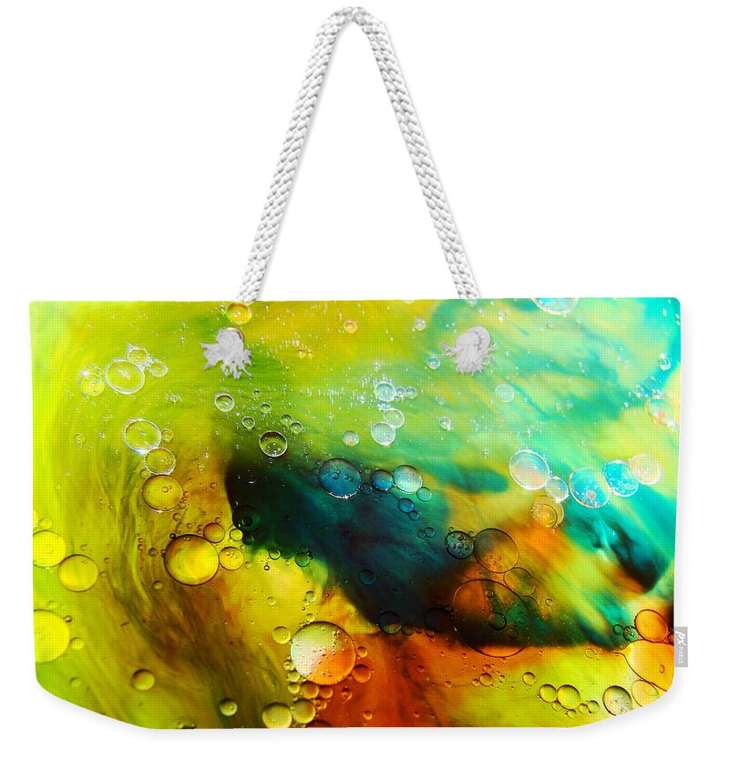 Abstract Weekender Tote Bag featuring the photograph Escape by Nordan Nielsen