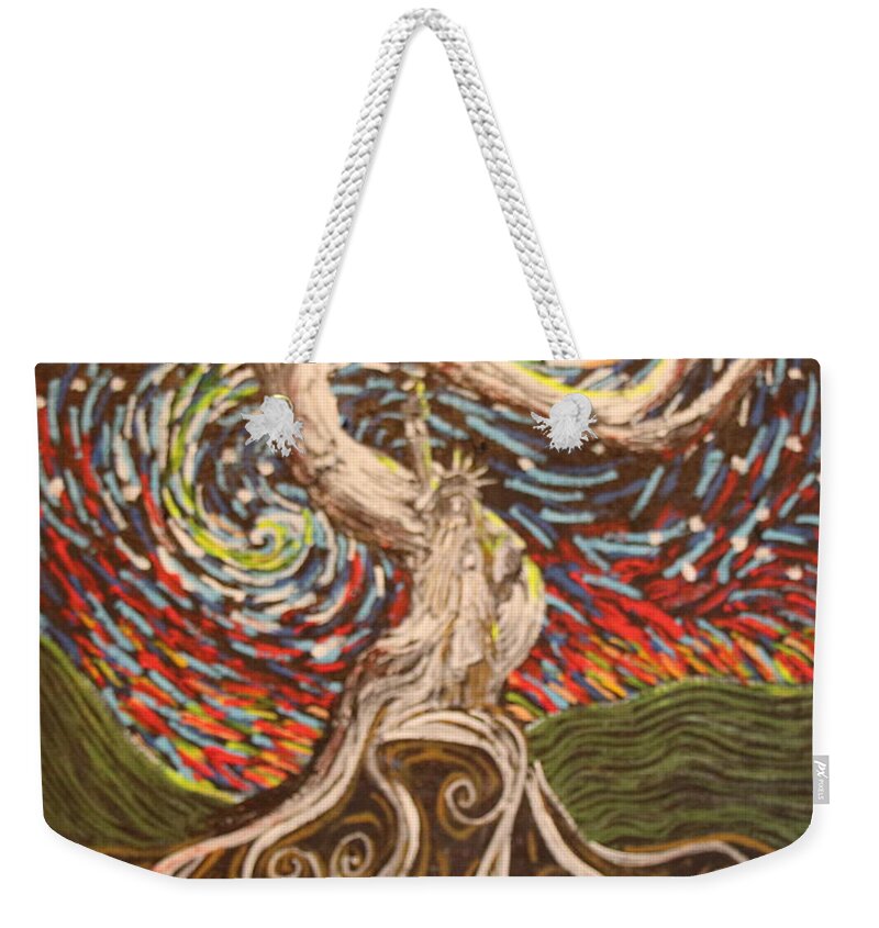 Impressionism Weekender Tote Bag featuring the painting Eternal Foundation by Stefan Duncan