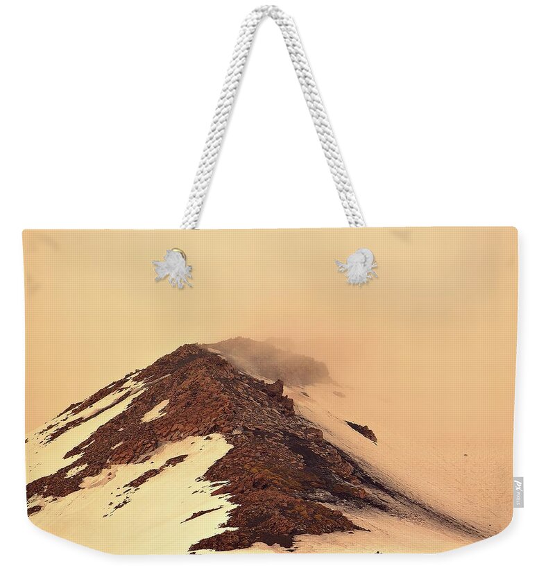 Spring Thaw Weekender Tote Bag featuring the photograph Etna by Richard Ortolano